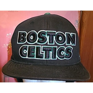 Adidas NBA Boston Celtics Youth Snapback Adjustable Hat Black & Green Cap